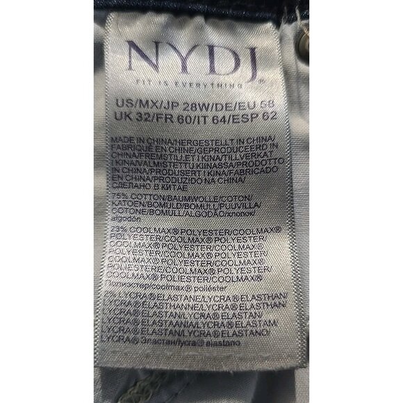 Nydj Plus Marilyn Straight Leg Cool Embrace LIFTXTUCK Jean Women's 28W - Picture 7 of 10